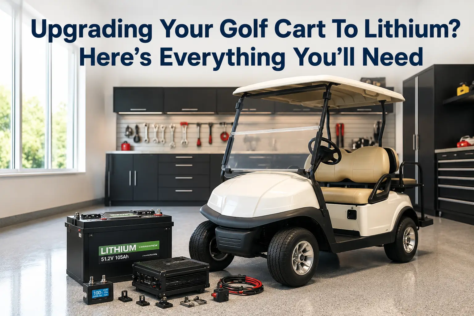 Taġġorna l-Cart tal-Golf Tiegħek għal Lithium? Hawn Dak Dak Ikollok Bzonn