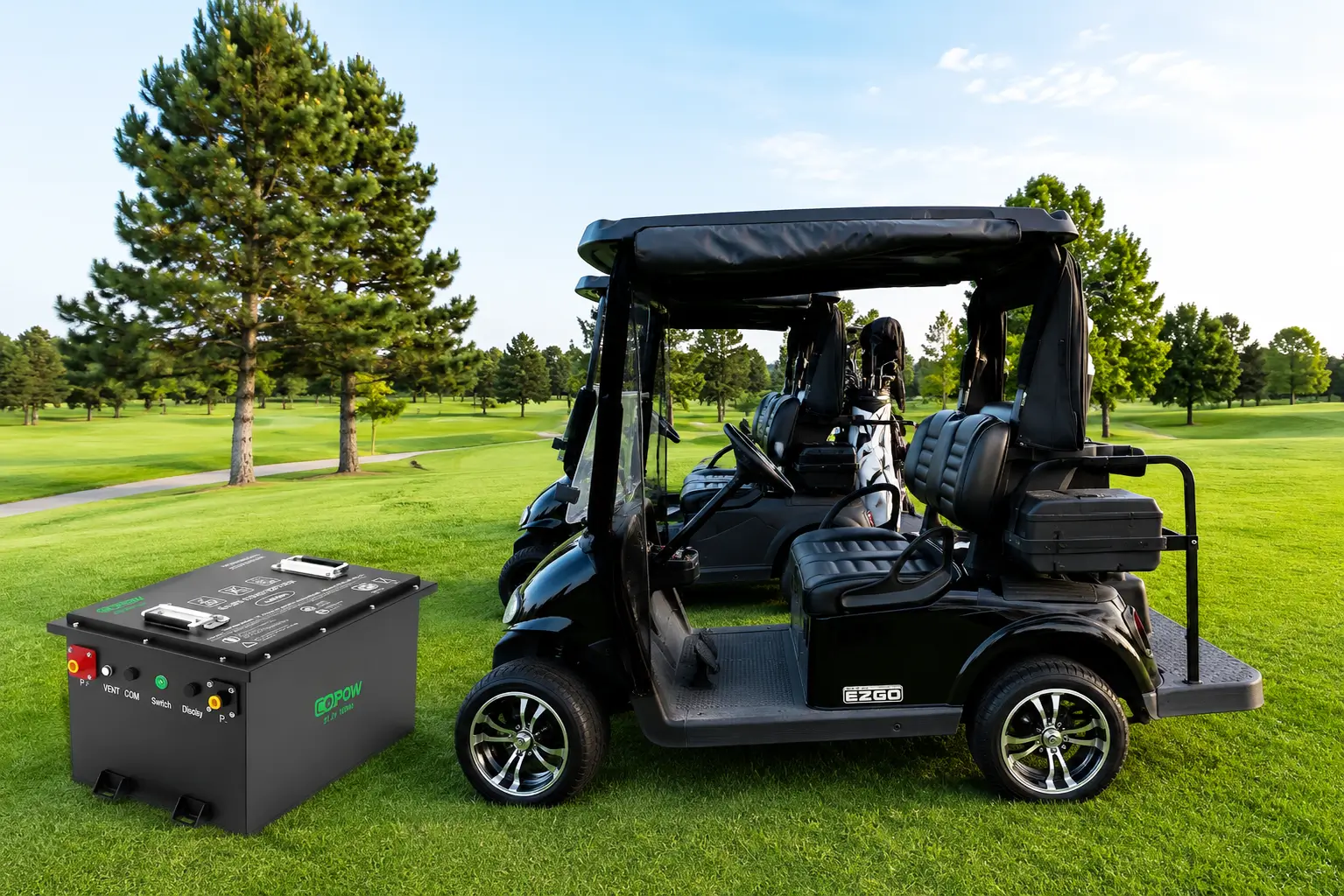 Liema Batterija Qed F'AE-Z-GO Golf Cart? - Copow